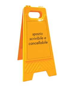 Cavalletto segnaletico bifacciale