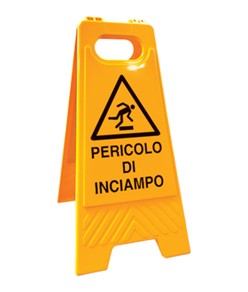 Cavalletto segnaletico bifacciale