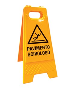 Cavalletto segnaletico bifacciale