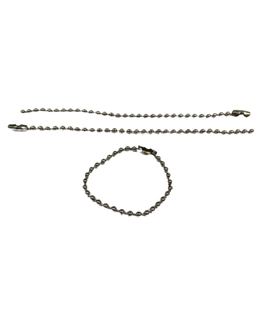 Catenelle moplen colore bianco per cartelli Catenelle moplen colore bianco per cartelli