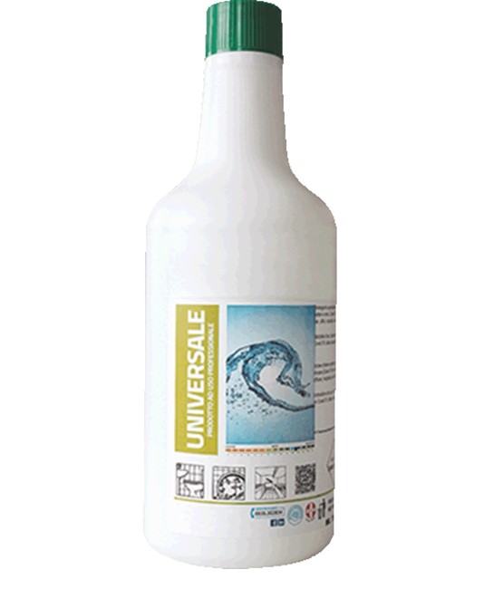 Detergente igienizzante a base di cloro attivo, incolore e profumato Detergente igienizzante a base di cloro attivo, incolore e profumato