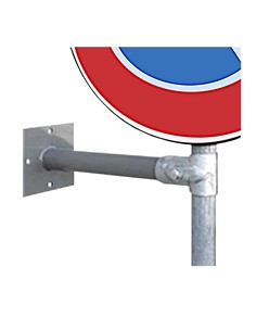 Staffa a muro per pali