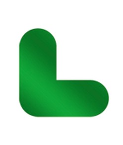 delimitatori a L da pavimento in PVC