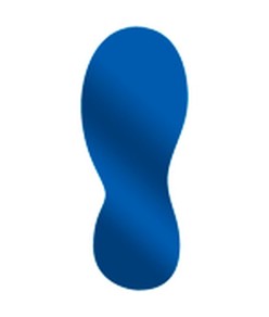 paia di orme da pavimento in PVC