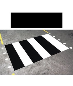 Striscia adesiva per realizzazione attraversamento pedonale. dim 30 cm x 1 mt.