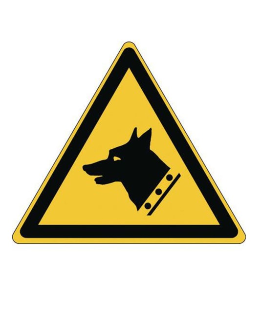 Cartello pericolo  cane da guardia