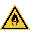 Cartello pericolo  Materiale comburente