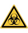 Cartello pericolo  rischio biologico