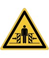 Cartello pericolo  di schiacciamento