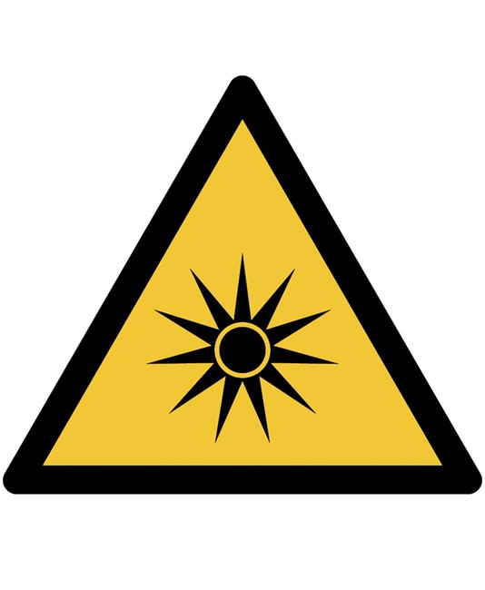 Cartello pericolo radiazioni ottiche Cartello pericolo radiazioni ottiche