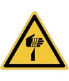 Etichette adesive  pericolo oggetto affilato