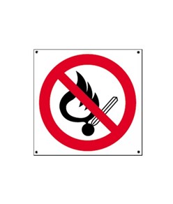 Etichette adesive vietato usare fiamme libere