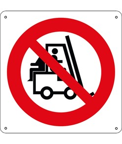 etichette adesive vietato  trasportare persone sui carrelli elevatori