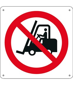 etichette adesive vietato  l'acceso ai carrelli elevatori e altri veicoli industriali