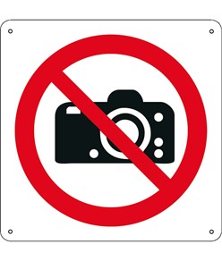 Cartello vietato  vietato fotografare
