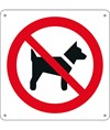 Cartello vietato  l'accesso ai cani