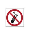 etichette adesive vietato uso telefoni cellulari