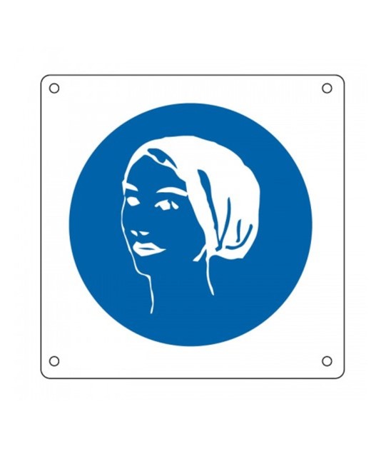 etichette adesive obbligo  indossare la cuffia raccoglicapelli etichette adesive obbligo  indossare la cuffia raccoglicapelli