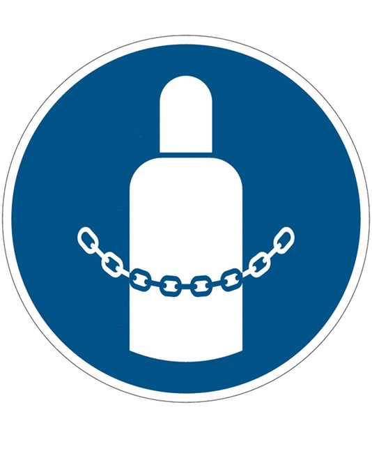 etichette adesive obbligo  fissare le bombole etichette adesive obbligo  fissare le bombole