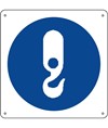 Cartello obbligo  punto d'aggancio