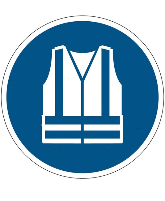 etichette adesive obbligo  indossare indumenti alta visibilità etichette adesive obbligo  indossare indumenti alta visibilità