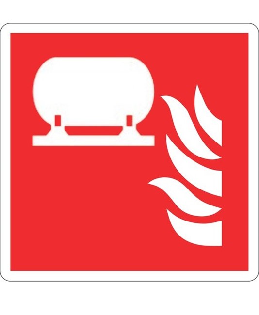 Cartello antincendio 'installazione fissa estinzione incendi'