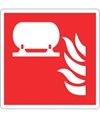 Cartello antincendio 'installazione fissa estinzione incendi'