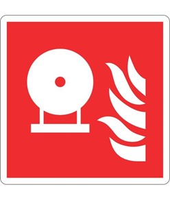 Cartello antincendio 'estintore fisso antincendio'