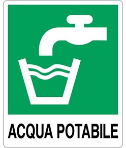 Cartello "acqua potabile"