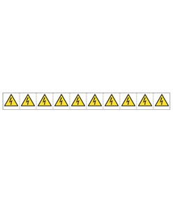 etichette adesive  Tensione elettrica EN ISO 7010