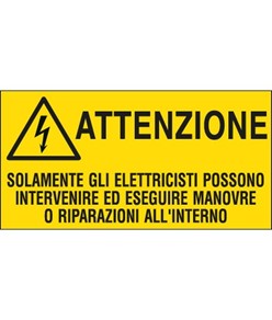 Etichetta 'attenzione'