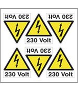 Adesivo pericolo per impianti elettrici Adesivo pericolo per impianti elettrici