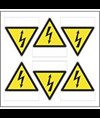 Adesivo pericolo per impianti elettrici