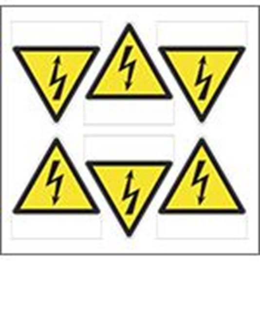 Adesivo pericolo per impianti elettrici Adesivo pericolo per impianti elettrici