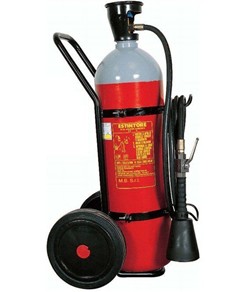 Estintore carrellato a CO2