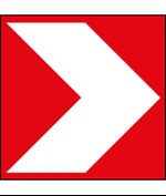 Delineatore di curva provvisoria