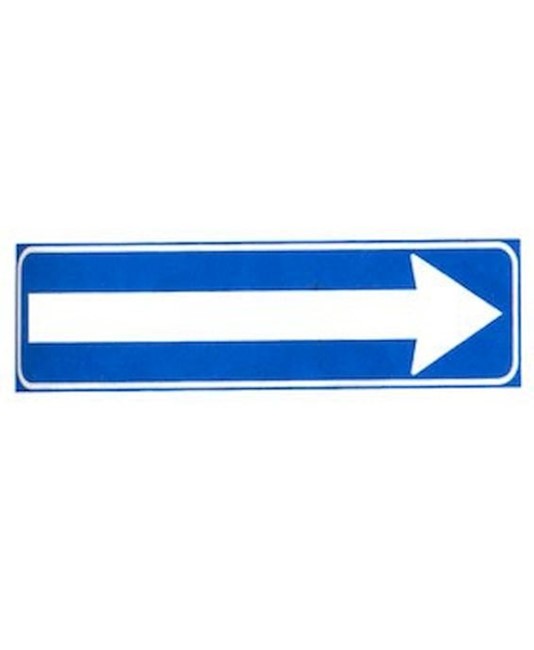 Segnale stradale senso unico in lamiera. Segnale stradale senso unico in lamiera.