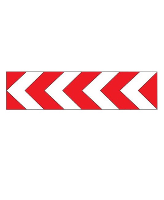 Barriera di preavviso deviazione temporanea Barriera di preavviso deviazione temporanea