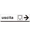 Cartello 'uscita'