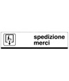 Cartello spedizione merci per segnaletica aziendale