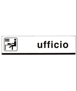 Cartello con simbolo 'ufficio'