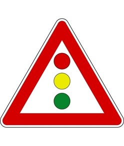 Cartello semaforo verticale