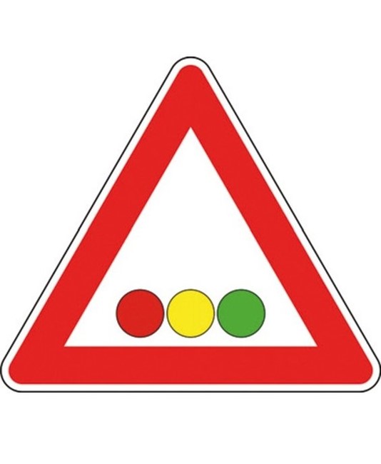 Cartello stradale semaforo orizzontale Cartello stradale semaforo orizzontale