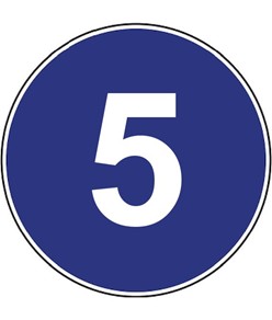 Cartello limite minimo di velocità