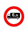 Cartello divieto di transito mezzi pesanti superiori a t