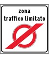 Cartello fine zona traffico limitato