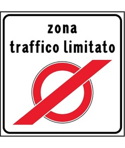 Cartello fine zona traffico limitato