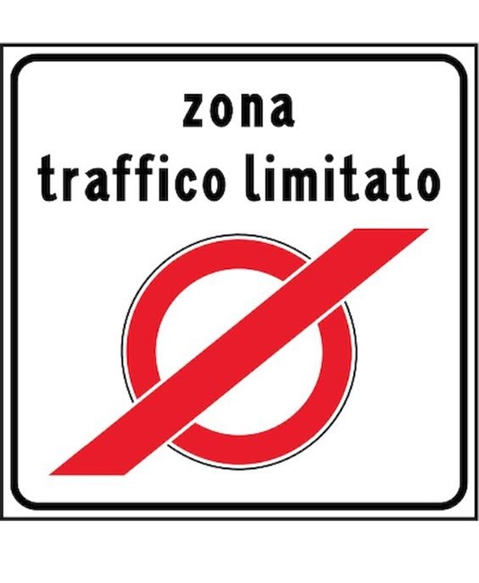 Cartello fine zona traffico limitato Cartello fine zona traffico limitato