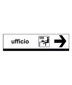 Cartello indicazione 'ufficio'