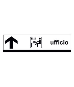 Cartello indicazione 'ufficio'